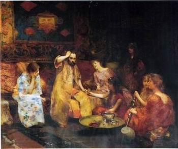 unknow artist Arab or Arabic people and life. Orientalism oil paintings 294 France oil painting art